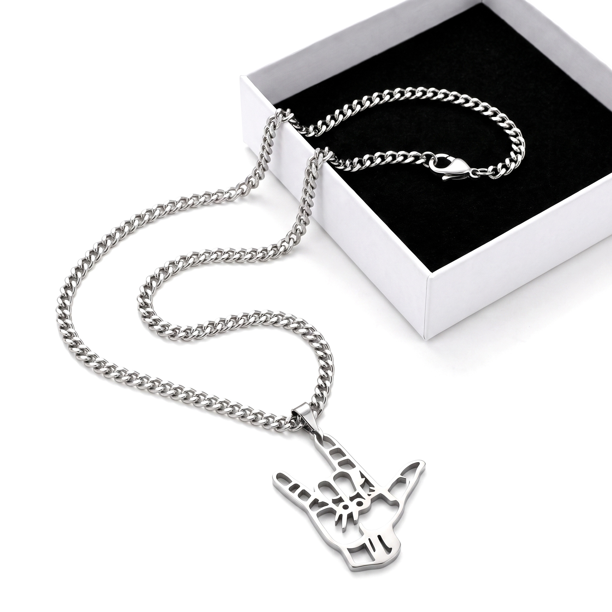 SILVER NECK PIECE - Image 1
