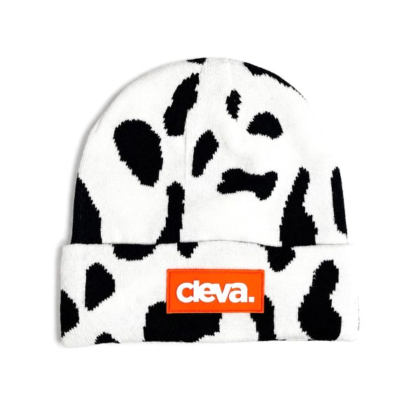 INKOMO BEIGE & BLACK BEANIE